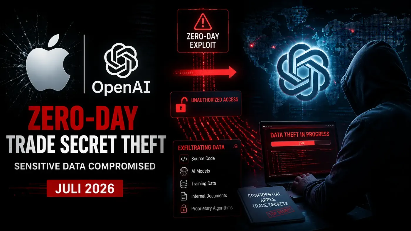 Apple Gugat OpenAI: Mantan Insinyur Eksploitasi Zero-Day Authentication Bug untuk Mencuri Rahasia Dagang Perangkat Keras