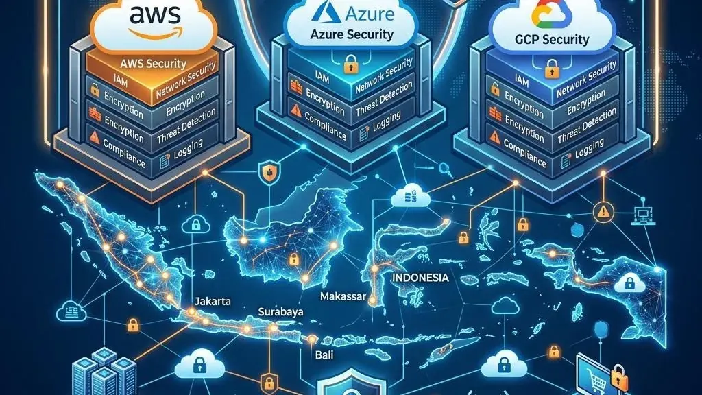 Cloud Security 2026: Ancaman Miskonfigurasi AWS, Azure, dan GCP — Studi Kasus dan Pelajaran untuk Perusahaan Indonesia