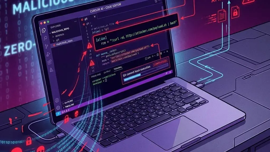 Zero-Day Cursor AI: Remote Code Execution via Malicious Git Repository — Membuka Project Git Saja Sudah Cukup untuk Mengkompromikan Mesin Developer