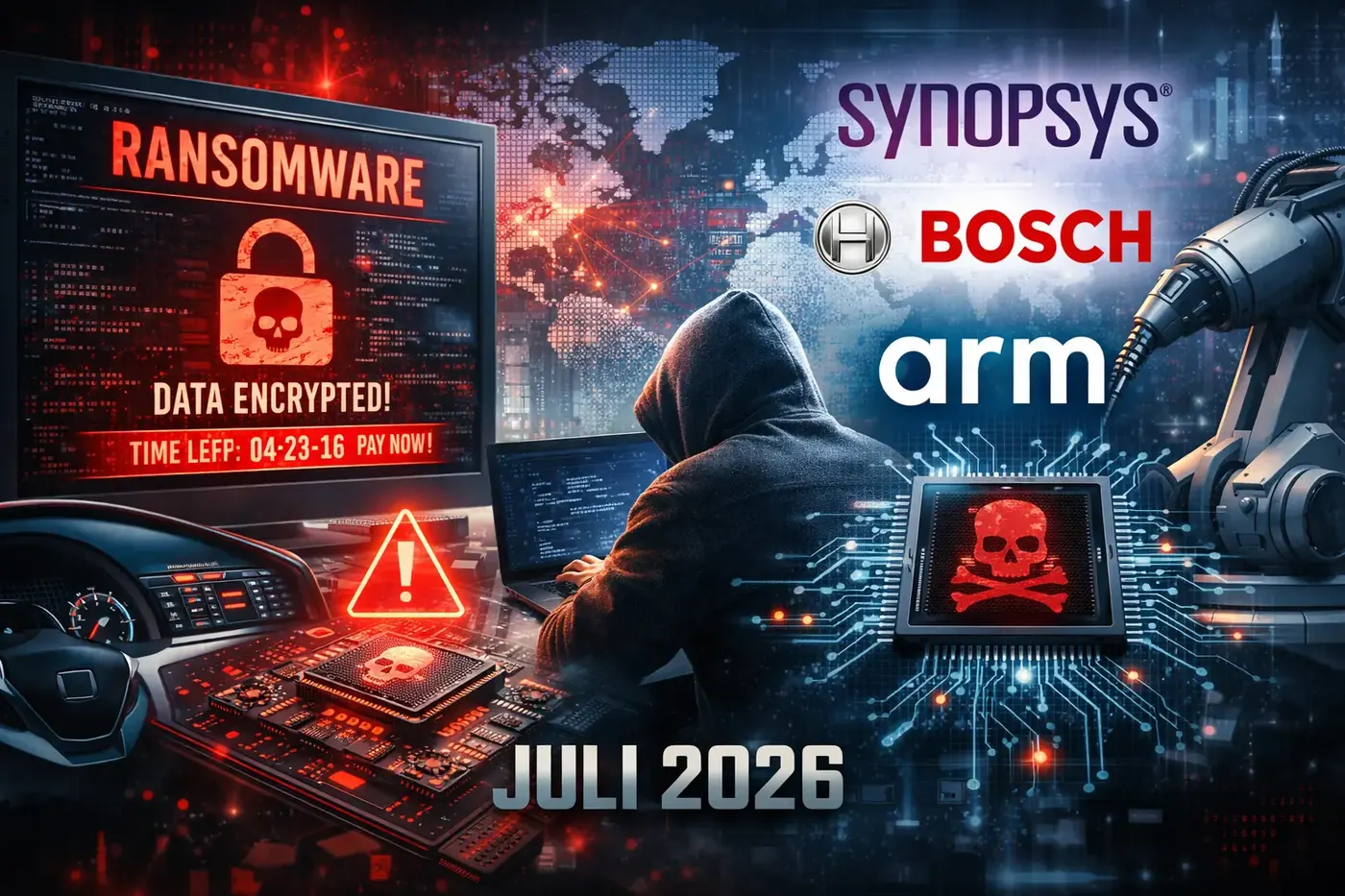 D1R Ransomware Klaim Bobol Synopsys, Bosch, dan ARM: Raksasa Chip Design Bantah, Bukti Diragukan sebagai Manual Publik