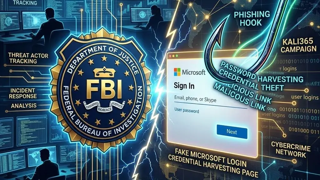 FBI Warning: Kali365 Phishing Campaign Targets Microsoft 365 Users with Advanced Credential Harvesting Tactics