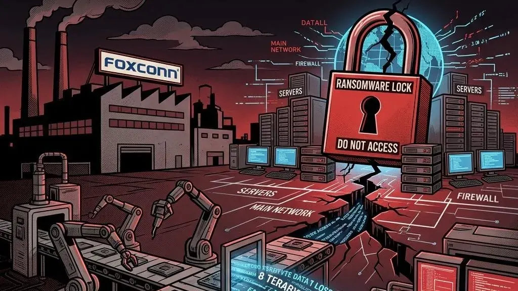 Foxconn Ransomware Attack Allegedly Exposes 8TB of Internal Corporate Data