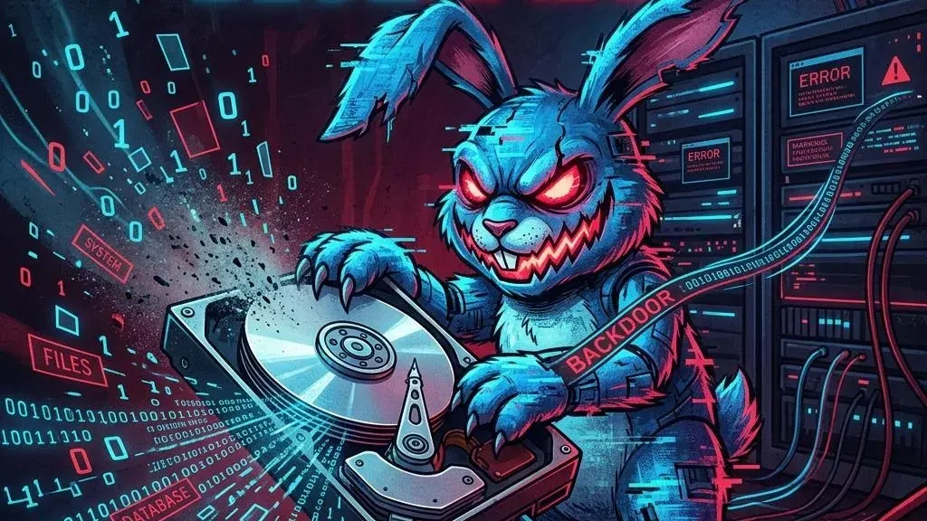 GigaWiper (BLUERABBIT): Backdoor Destruktif yang Menggabungkan Wiper, Ransomware Palsu, dan Sabotase Sistem