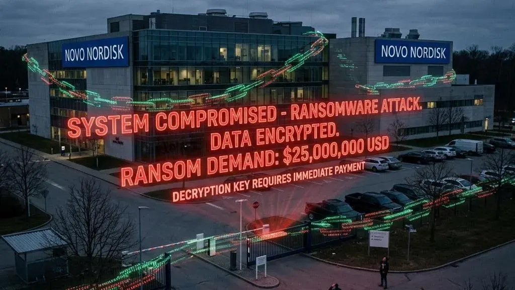 Bencana Ransomware Novo Nordisk: $25 Juta Tebusan, Data Uji Klinis Pasien Dicuri — Produksi Global Terhenti