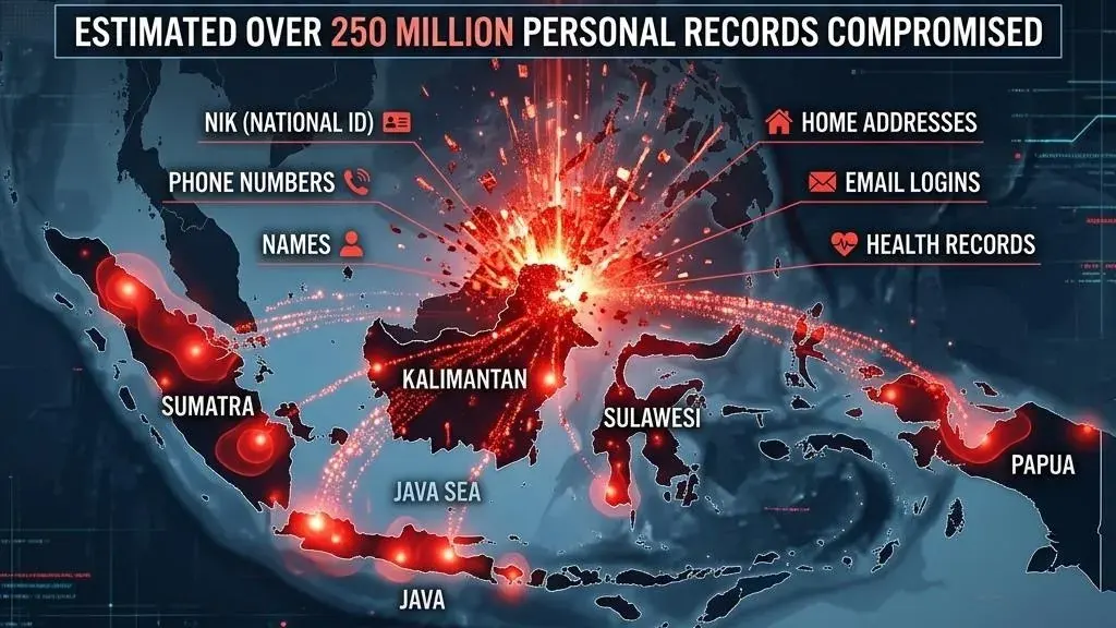 Kebocoran Data Terbesar di Indonesia Sepanjang Sejarah: Dari 1,3 Miliar Data Registrasi SIM hingga BPJS Kesehatan
