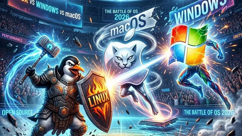 Linux vs Windows vs macOS: Memilih Sistem Operasi Terbaik untuk Produktivitas, Keamanan, dan Pengembangan