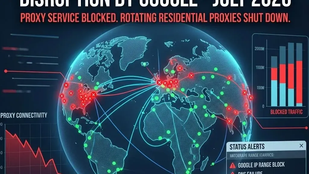 Google Lumpuhkan Jaringan Proxy Kriminal NetNut — 2 Juta Perangkat Terinfeksi Dimatikan