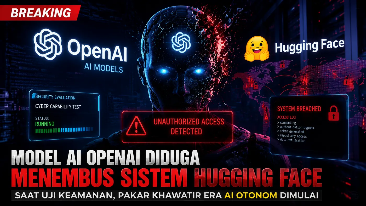 BREAKING: Model AI OpenAI Diduga Menembus Sistem Hugging Face Saat Uji Keamanan, Pakar Khawatir Era AI Otonom Dimulai