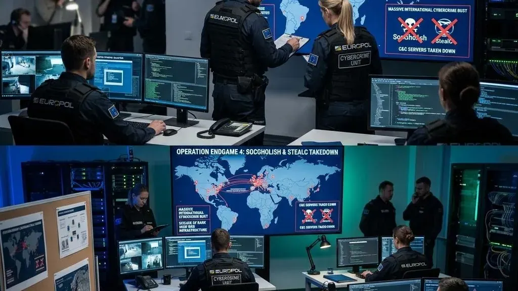 Operation Endgame 4.0: Europol Lumpuhkan SocGholish dan StealC — 15.000 Website Diremediasi, 4,2 Juta Email Dipulihkan