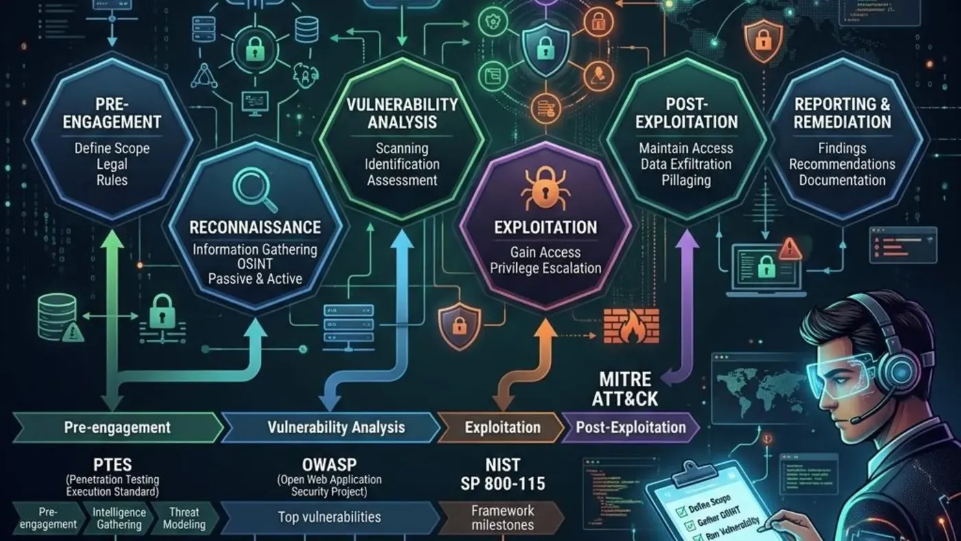 Penetration Testing: Panduan Lengkap Metodologi, Framework, dan Best Practice untuk Keamanan Organisasi