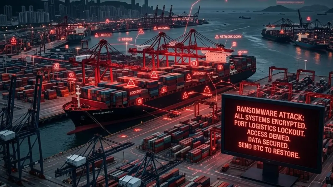 Serangan Ransomware Lumpuhkan Pelabuhan Utama: Ancaman terhadap Rantai Pasok Maritim Global 2026