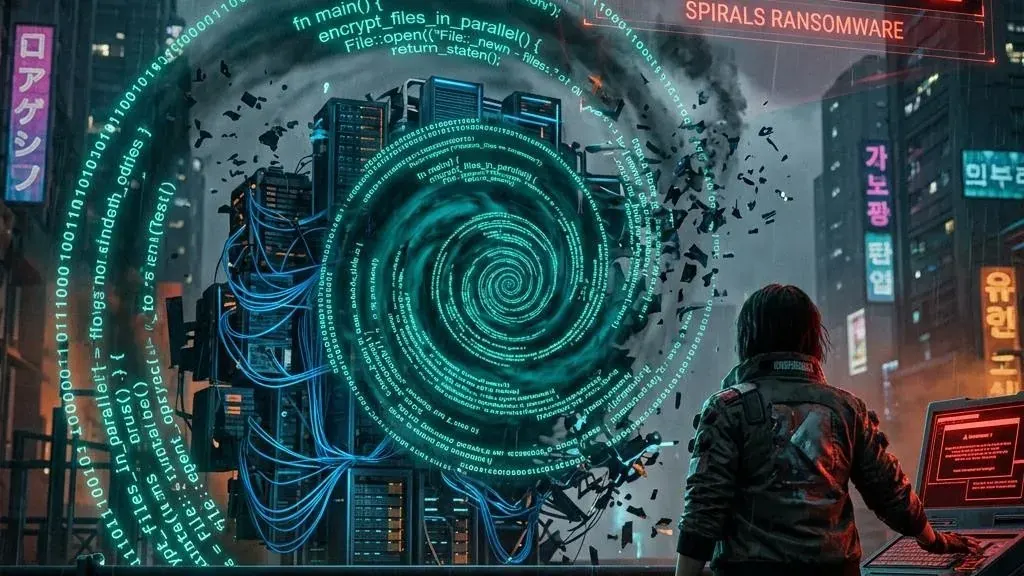 Spirals Ransomware: Kelompok Baru Mampu Enkripsi Jaringan dalam 24 Jam — Double Extortion dengan Encryptor Berbasis Rust