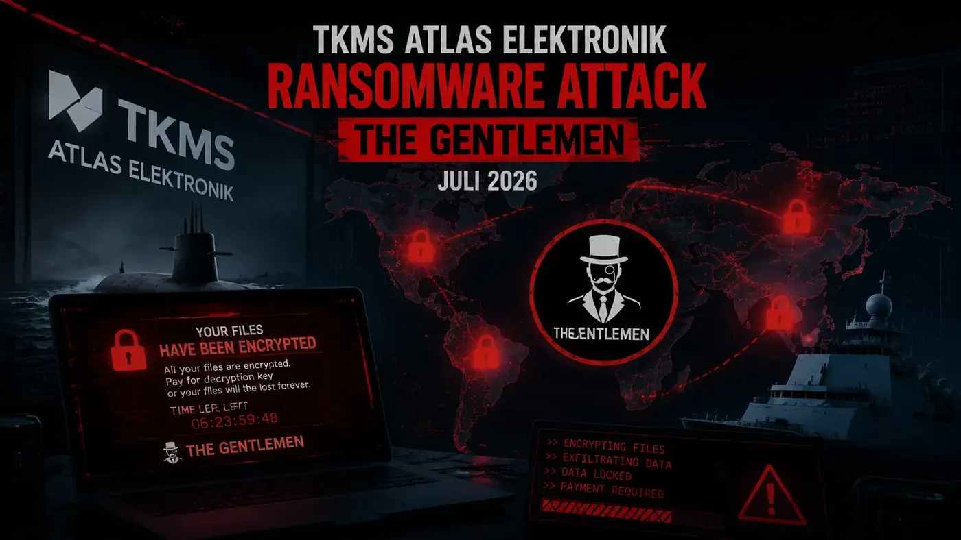 Ransomware The Gentlemen Serang Atlas Elektronik: Perusahaan Pertahanan Laut Jerman TKMS Klaim 1TB Data Dicuri di Tengah Kesepakatan Kapal Selam Rp1.600 Triliun