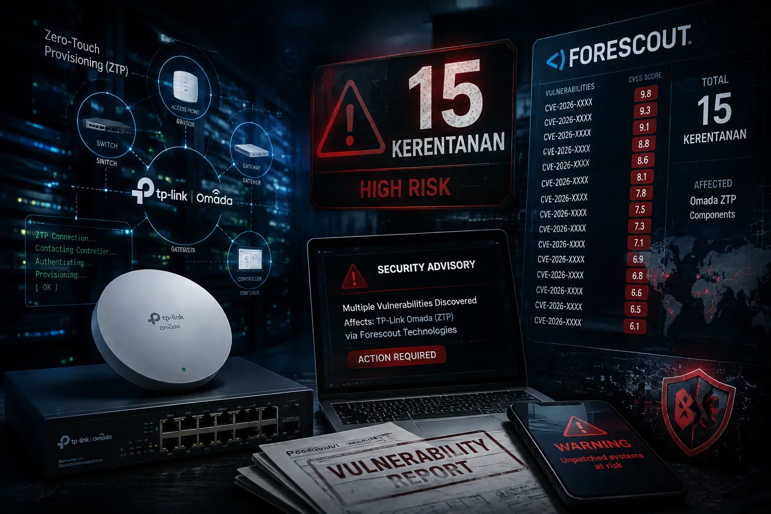 Forescout Ungkap 15 Kerentanan Zero-Touch Provisioning TP-Link Omada yang Dapat Dirangkai Menjadi Pengambilalihan Jaringan Penuh