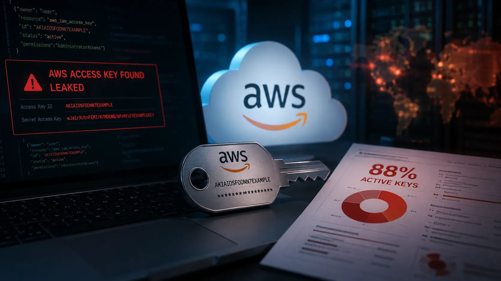 9.300 Kunci Akses AWS yang Bocor Masih Aktif: 88 Persen Bisa Autentikasi, 526 Adalah Root Key