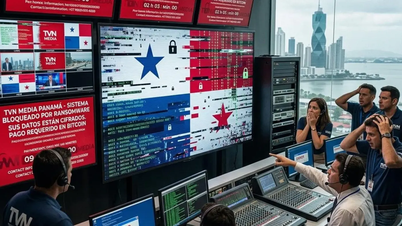 TVN Media Panama Diduga Diretas Ransomware: 2.876 File Internal dan Data Sensitif Terancam Bocor