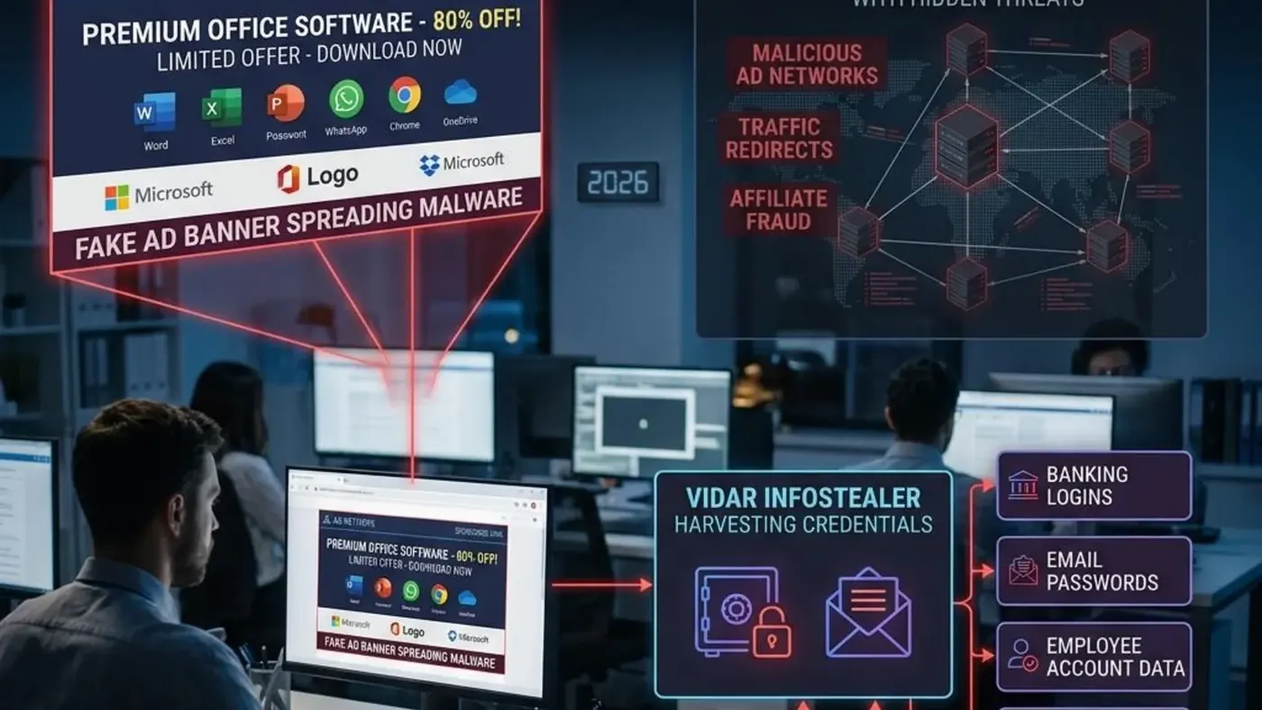 Vidar Infostealer: Kampanye Malvertising Targetkan UMKM Lewat Software Bajakan dan Fake CAPTCHA