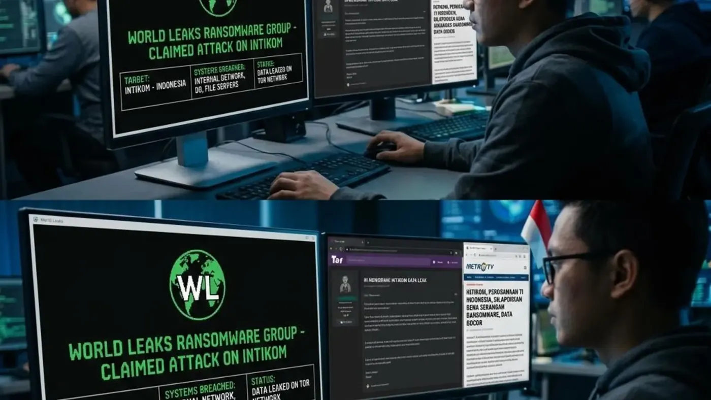 World Leaks Klaim Serang Perusahaan IT Indonesia Intikom
